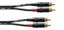 Cordial RCA / RCA kaapelipari, 3 m